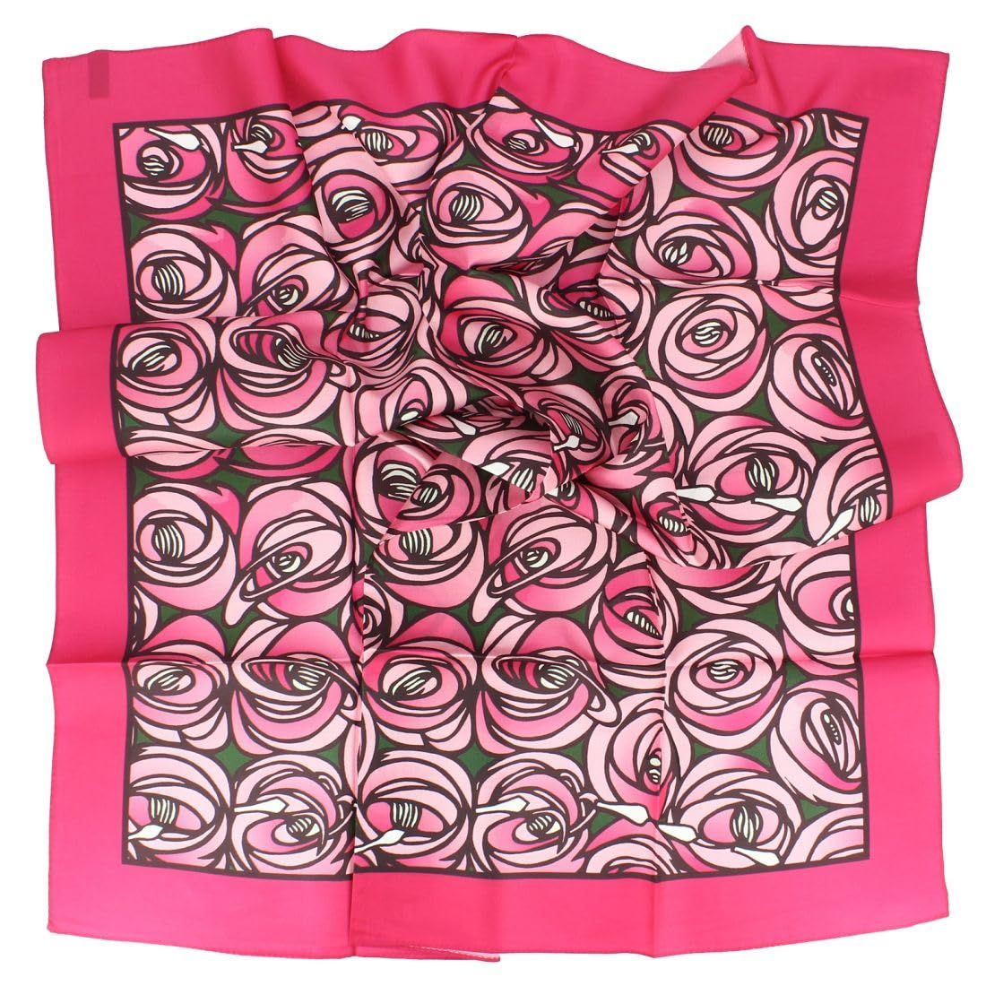 Carré 90 soie Rose et Larme foulard pour sublimer vos tenues