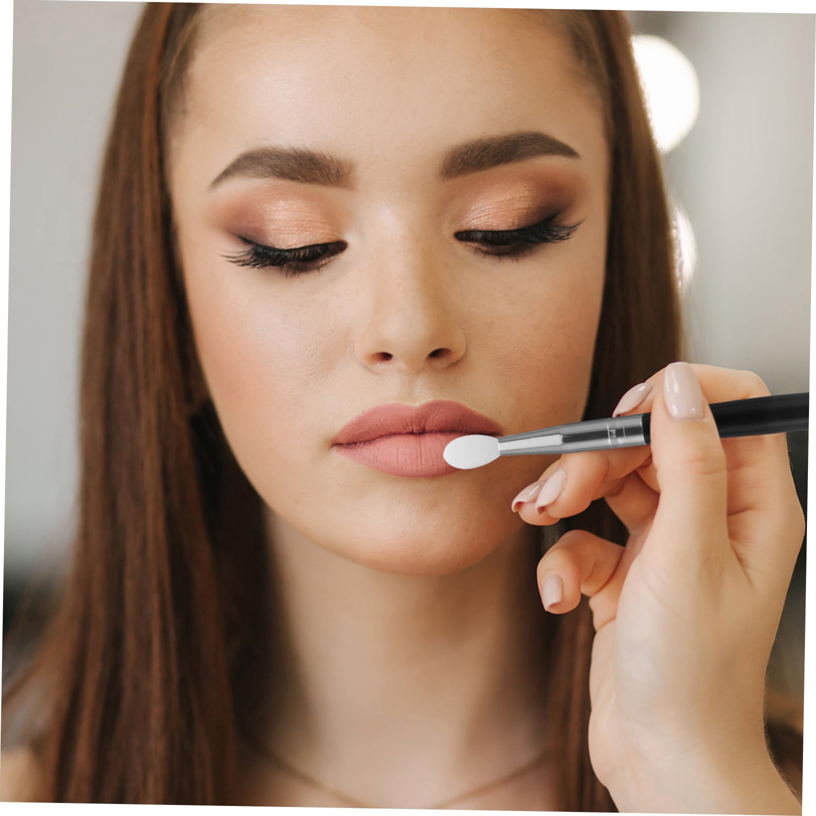 SHERCHPRY Makeup Brush Set 3pcs Silicone Mask Brush for Face Lip Mask Applicator Spatula Gentle on Skin