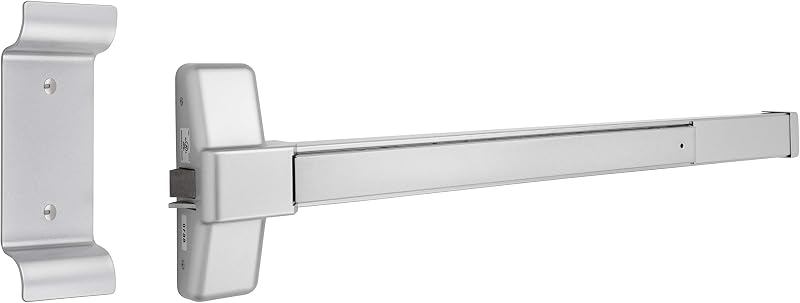 Tell Manufacturing EX100001 Barra de pánico comercial sin manos, 28" a 36"