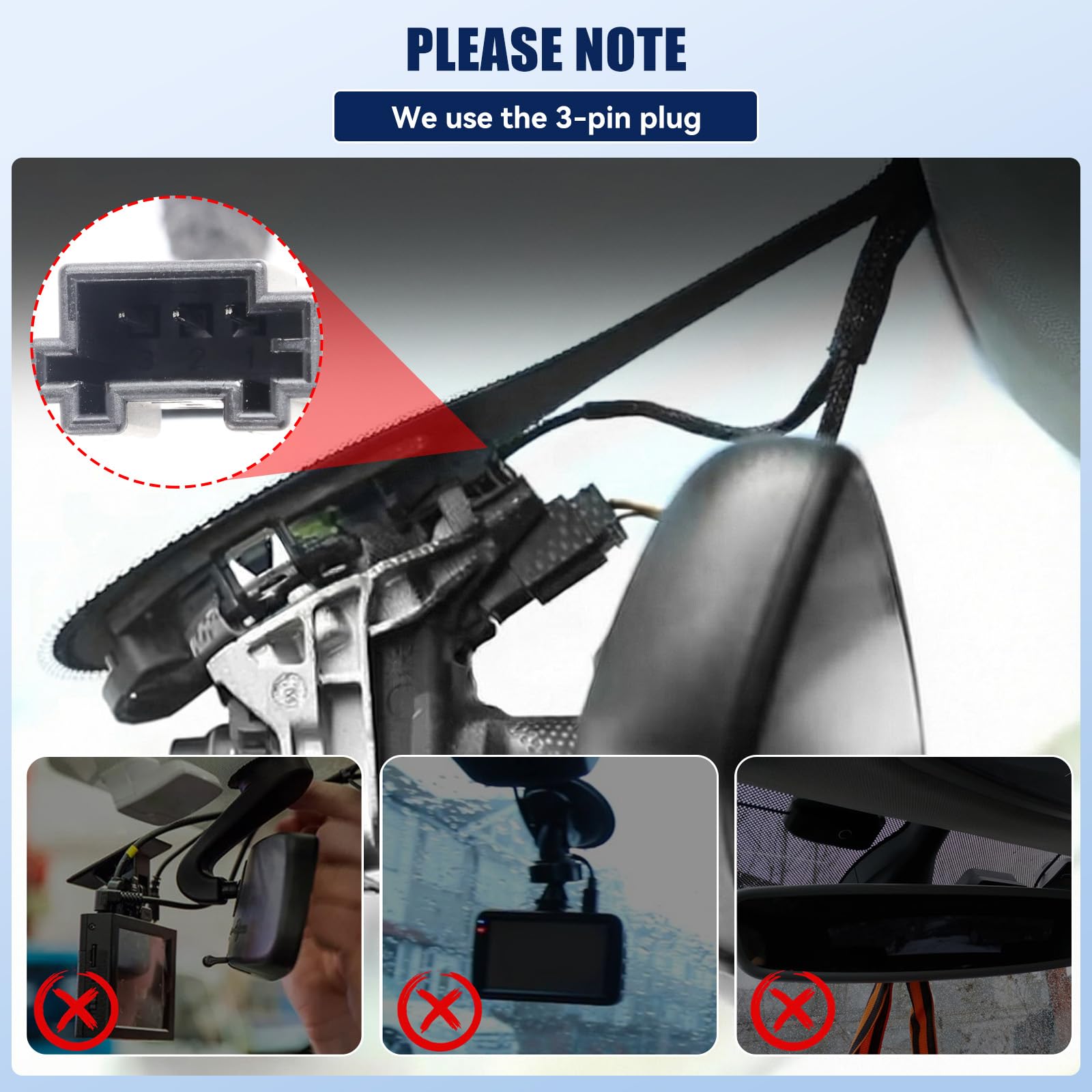 4K Dashcam para Coche Apto para Audi A1 A3 A4 A5 A6 A7 A8 e-Tron Sportback GT Q2 Q3 Q5 Q7 Q8 TT R8 2019-2026, 4K WiFi-App, OEM, 2160P UHD Video, Sensor G, visión Nocturna, Plug & Play