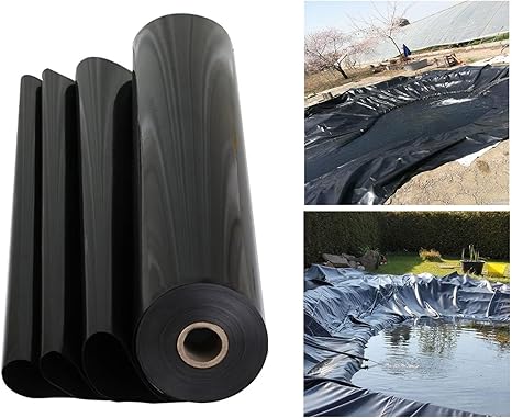 Image Rieto Large Pond Liner Flexible Pre-Cut Black Pond Liners for Koi Ponds, Streams Fountains and Water Gardens, 2x2m 3x7m 4x4m 4x11m 5x7m 5x13m 6x6m 6x7m 7x9m 8x15m 9x13m 11x17m Image Rieto Large Pond Liner Flexible Pre-Cut Black Pond Liners for Koi Ponds, Streams Fountains and Water Gardens, 2x2m 3x7m 4x4m 4x11m 5x7m 5x13m 6x6m 6x7m 7x9m 8x15m 9x13m 11x17m