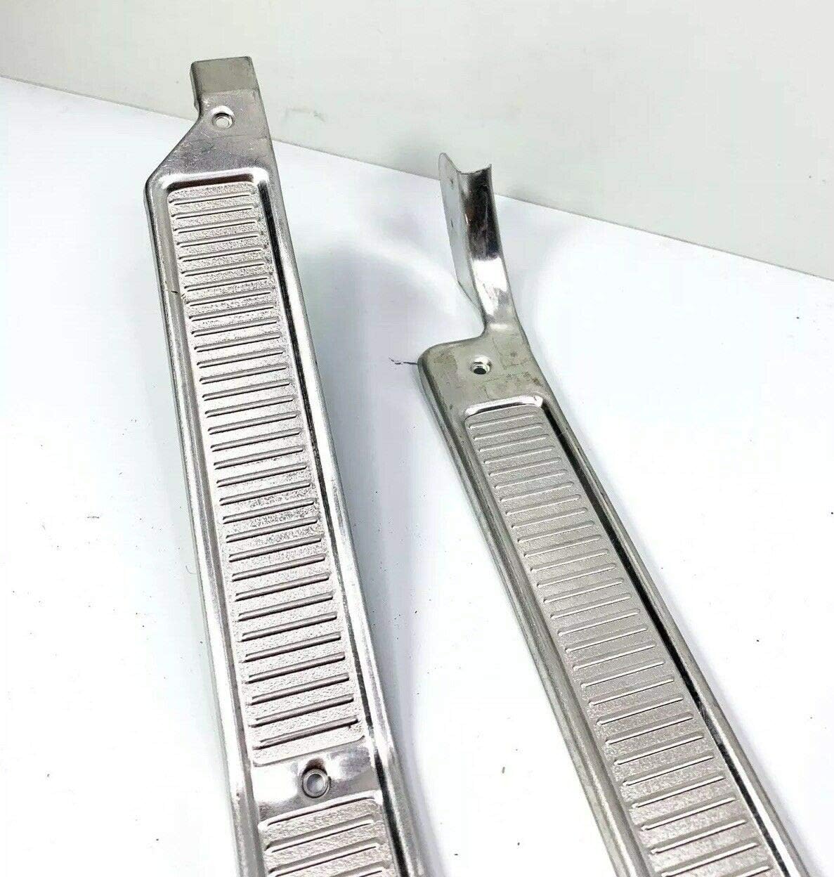 Pair (2) Truck Door Sill Plates Compatible with Ford Pickup Truck 1973-1979