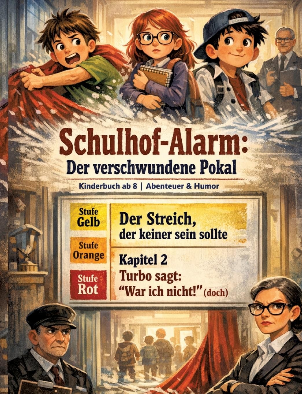 Schulhof-Alarm: Der verschwundene Pokal: Kinderbuch ab 8 Abenteuer & Humor