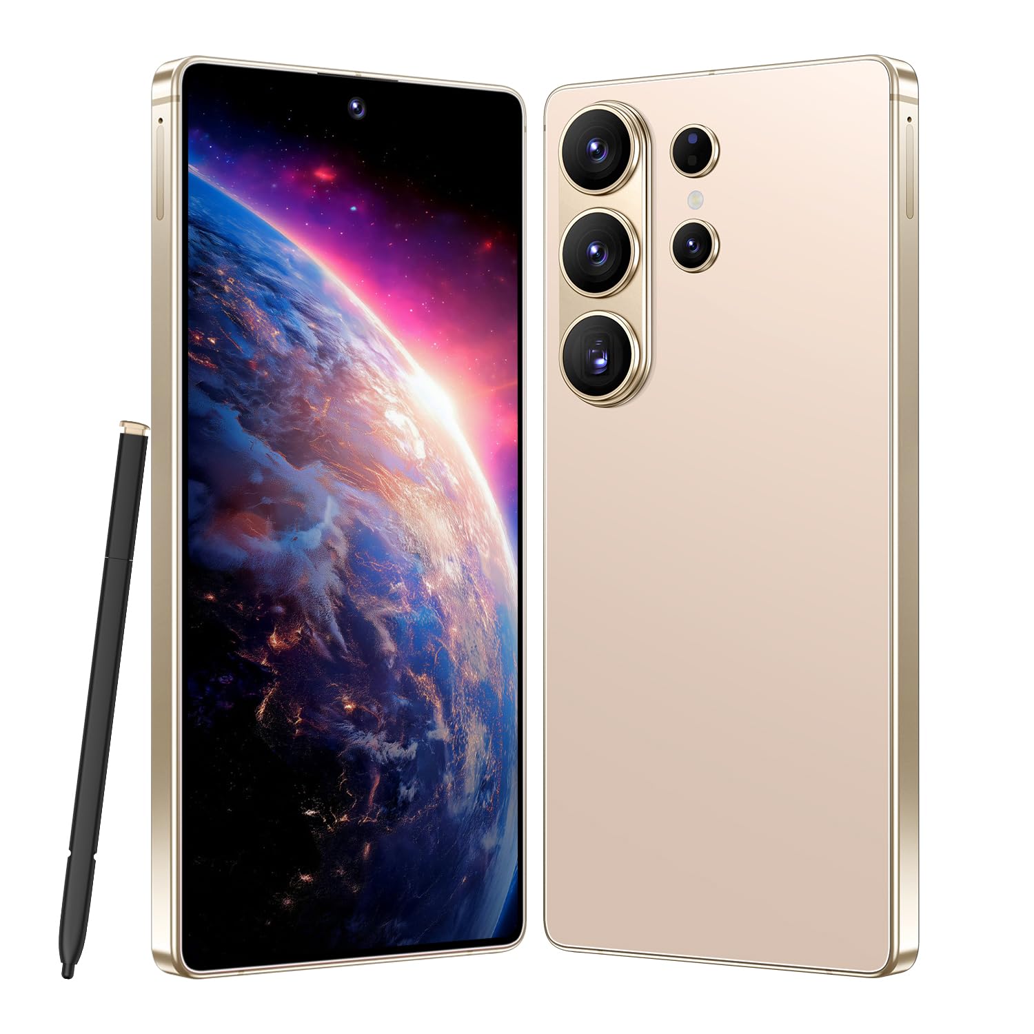 I26 Ultra Unlocked Smartphone,6.99" HD+ Display,Built in Pen,16+512GB Unlocked Phone,Snapdragon 8 Gen4,7000mAh Dual Speakers 5G/Face ID/Fingerprint Lock/Dual SIM/GPS(Gray) — view 8