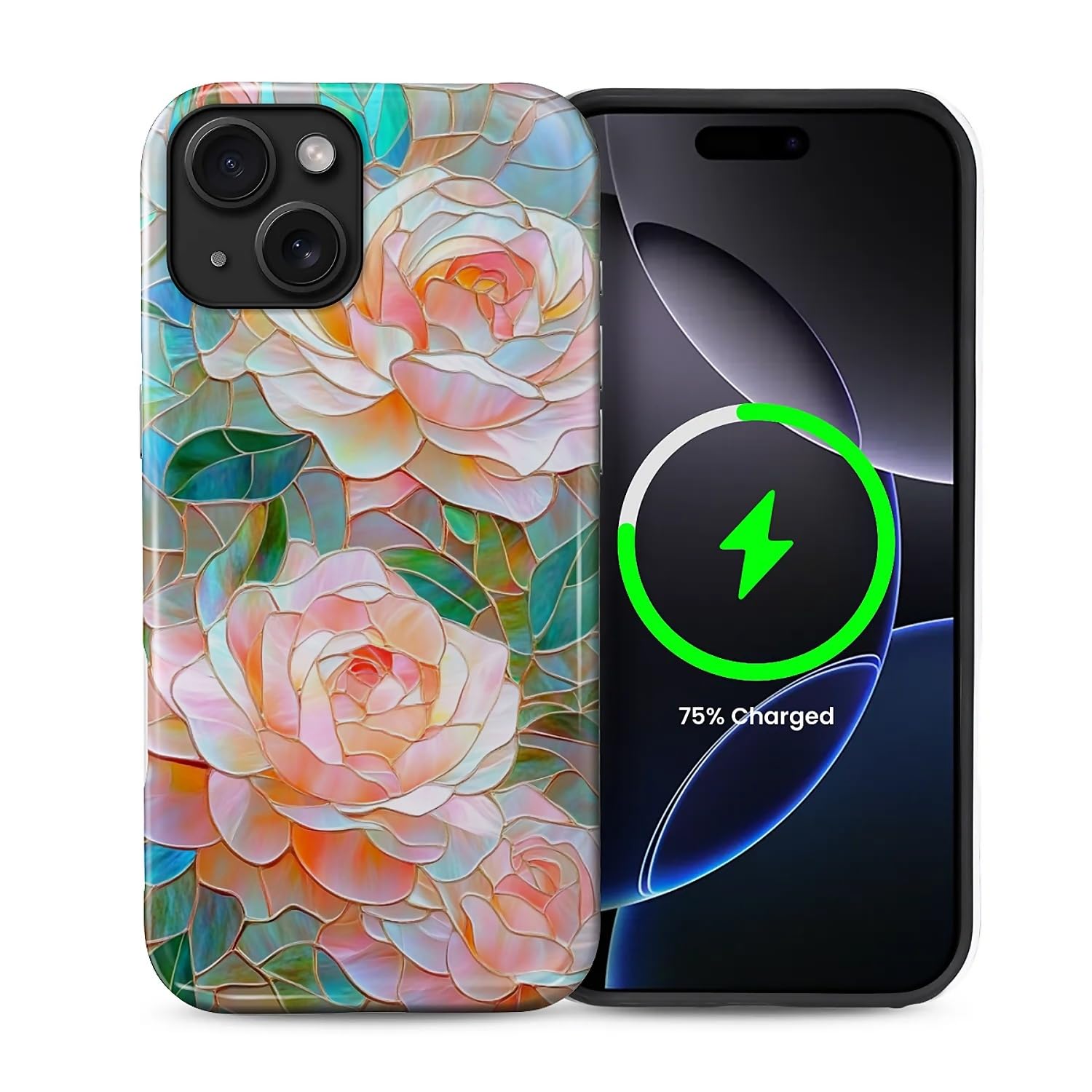 Yuning419 Case Compatible with iPhone 13/14 [Compatible with MagSafe] Hybrid 2-Layer Hard Shell Protection Case, Shockproof Protective Magnetic Cover