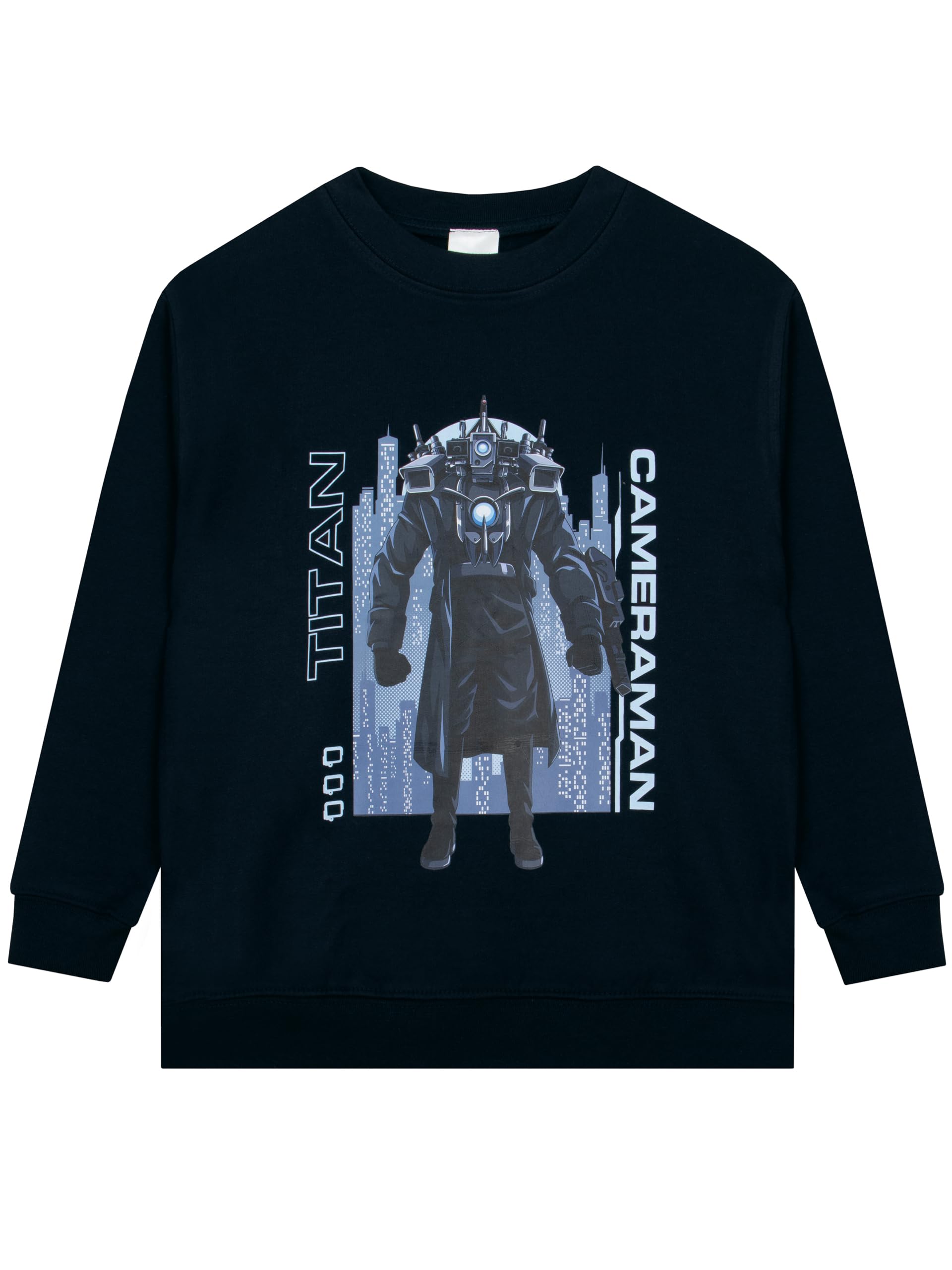 Skibidi Toilet - Boys - Sweatshirt - 9-10 Years - Navy