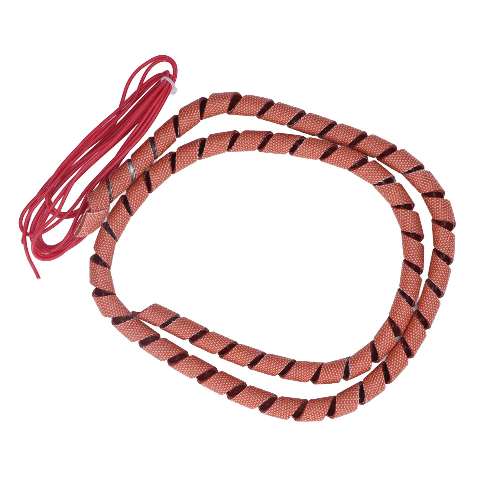 Gonetre Cinta Calefactora de Silicona en Espiral, Envoltura de Cable Calefactor para Calefacción de Tuberías para Protección contra Congelación, 220V, 70W (8 mm (0,31 pulgadas) de