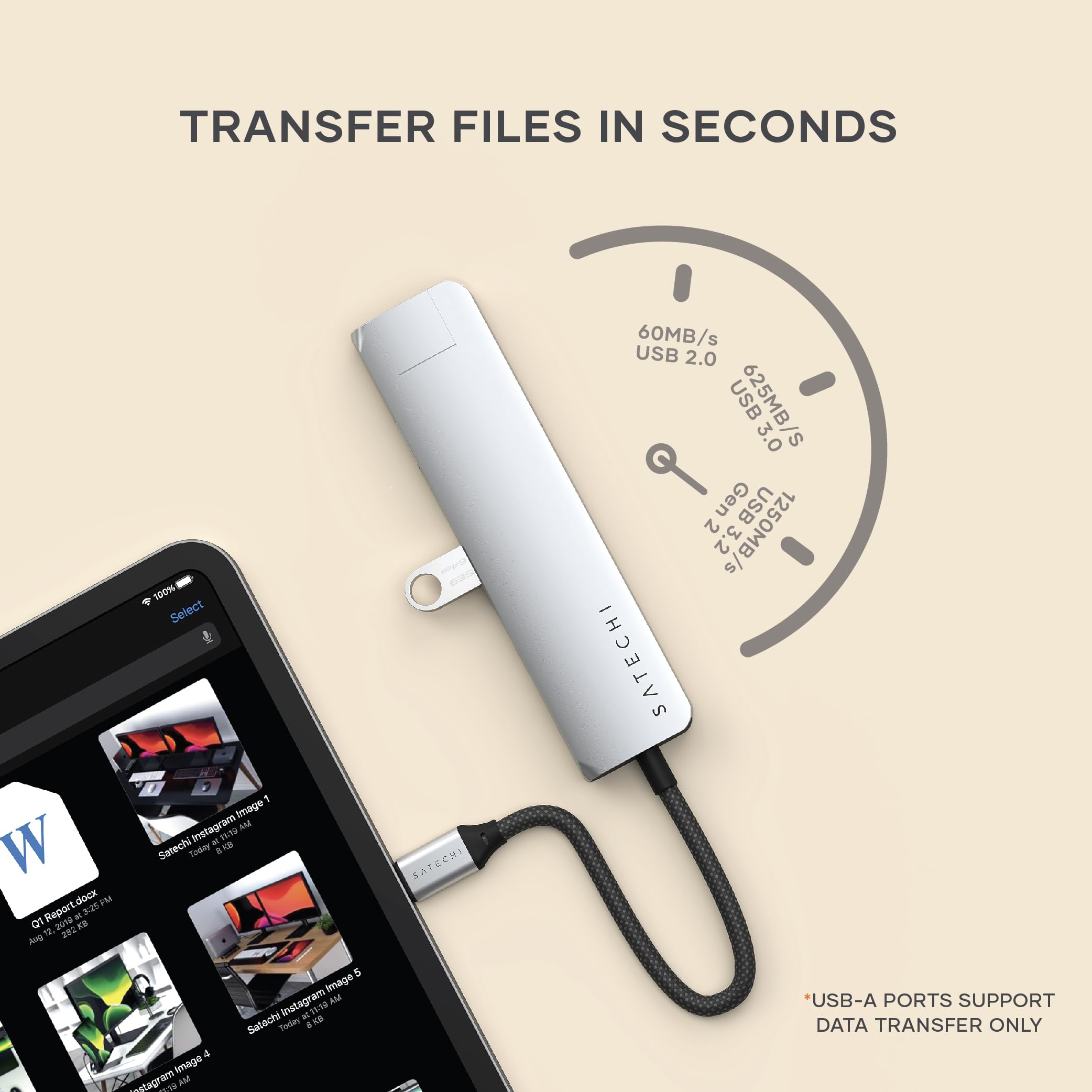 Satechi 7 in 1 USB-C ハブ Amazon.com: Satechi 7 in 1 USB C Hub Multiport Adapter with