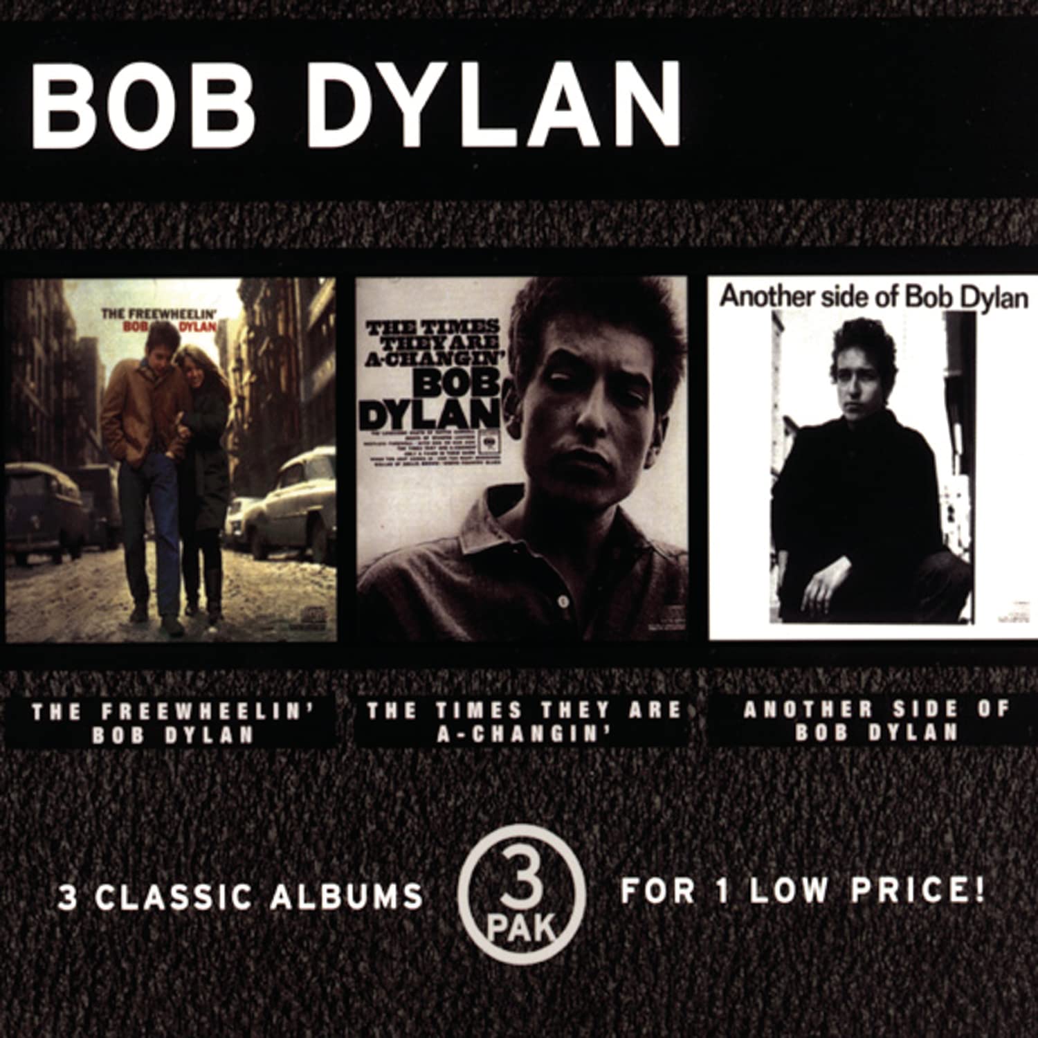 The Freewheelin' Bob Dylan/Times They Are A-Changin'/Another Side Of Bob Dylan