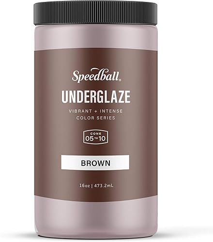 Miniatura 76 de Speedball Underglaze, Turquesa, tarro de 16 onzas