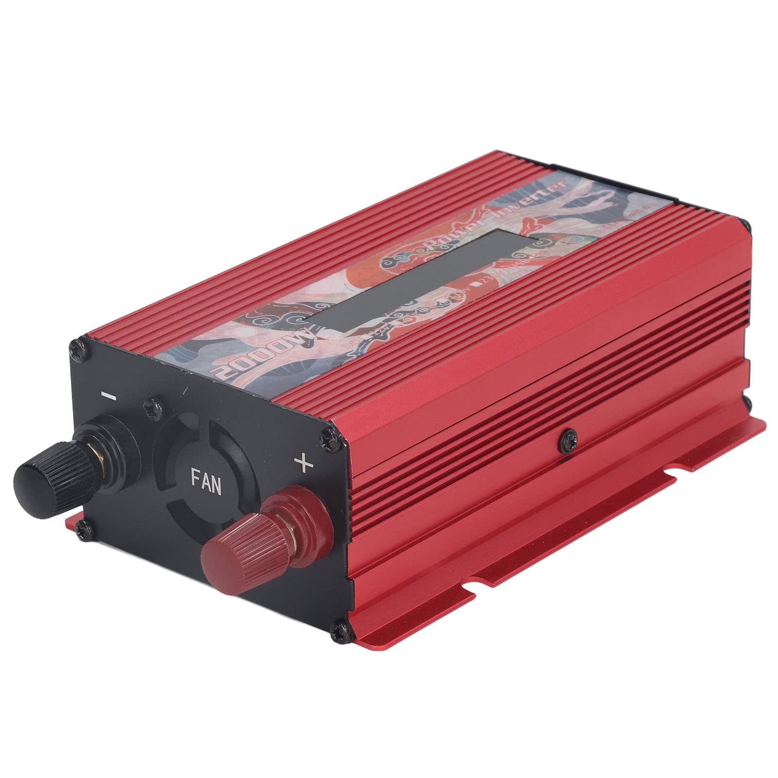 Convertidor de Corriente, Pantalla LCD Solar del Inversor de Corriente del Coche de CC a CA de 2000 W para Cámaras (DC24V)