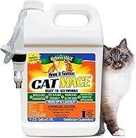 Nature's MACE Cat Repellent Spray - 1 Gallon Ready-to-Use Humane Deterrent for Outdoor Gardens, Indoor Furniture, Anti-Scratch, Digging & Marking