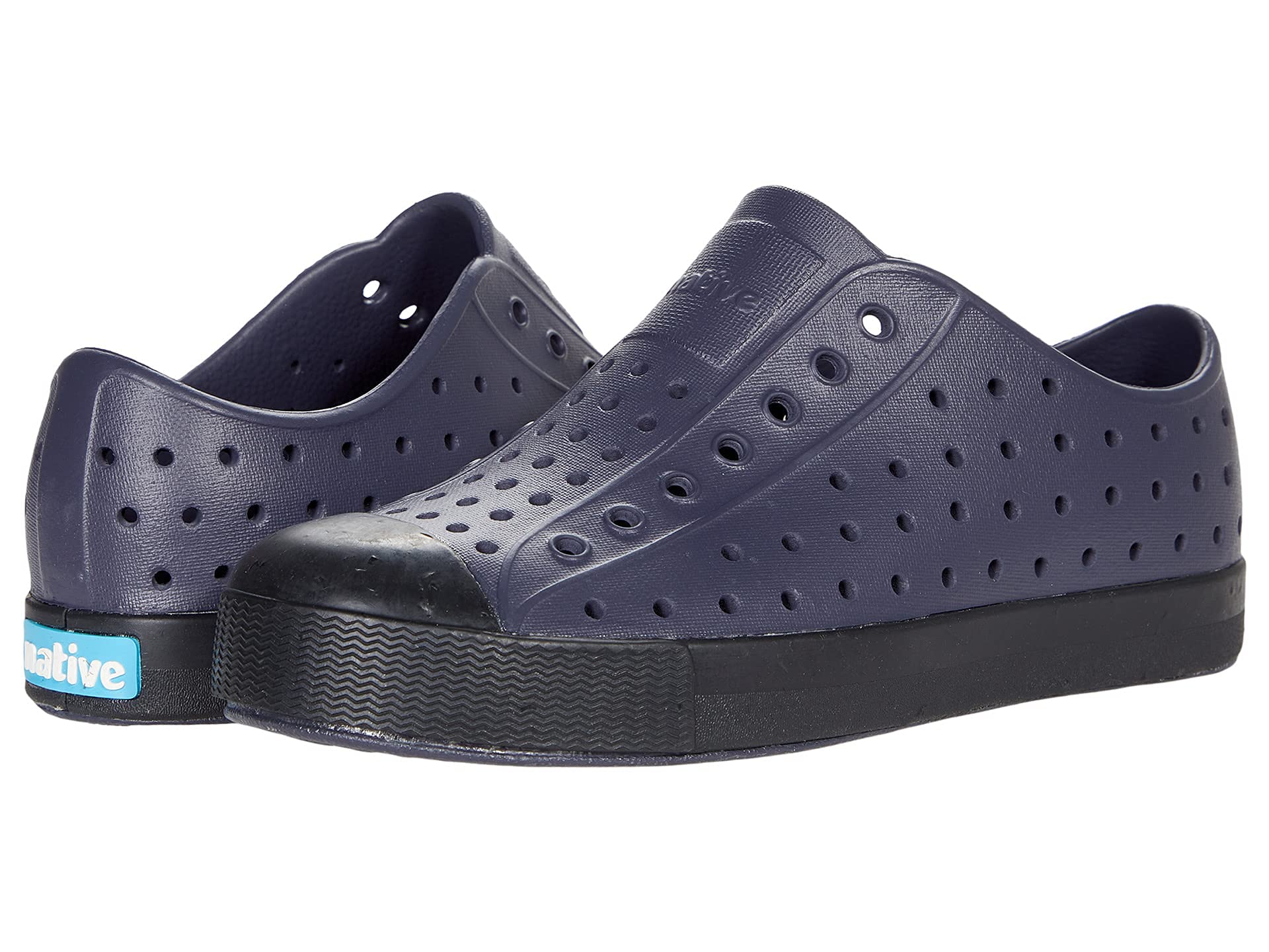 Native Shoes Kids Unisex Jefferson Bloom (Little Kid/Big Kid) Onyx/Ferrous Black/Jiffy Speckles 12 Little Kid M