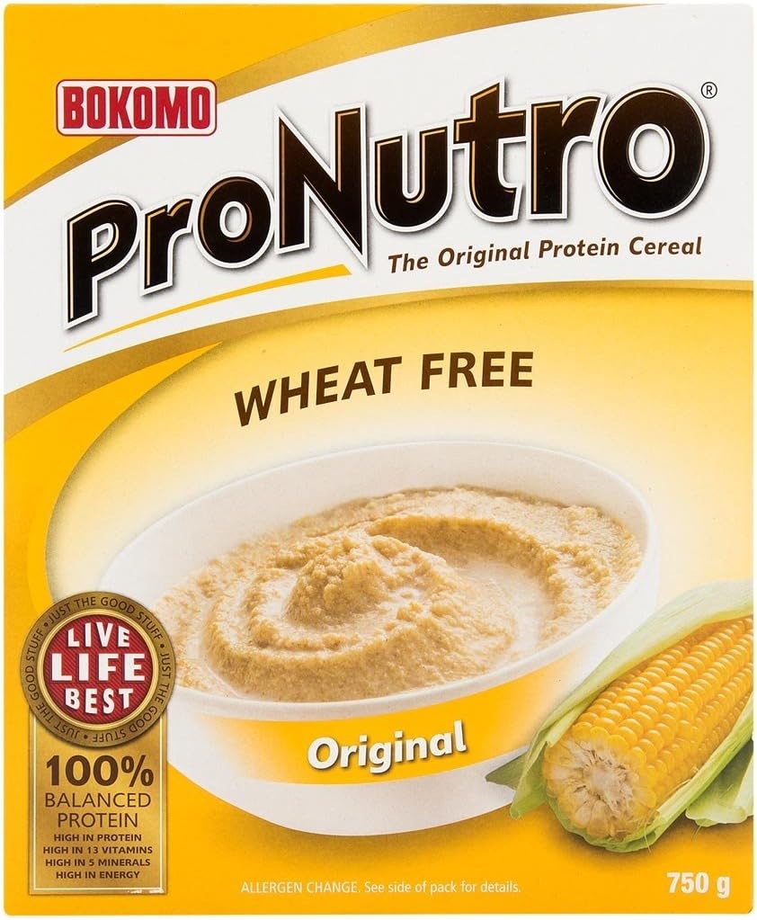 Pronutro Bokomo Original Flavoured Cereal 750 g - South African original cereal – Wheat free cereal - South African Cereal