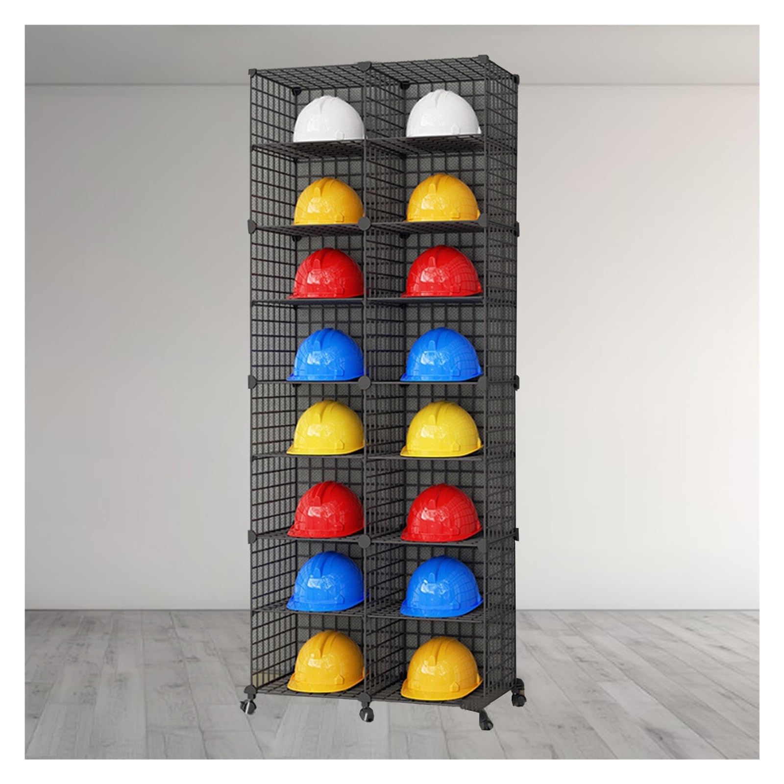 Porte-chapeau de construction 16 cubes pliables contre le désordre
