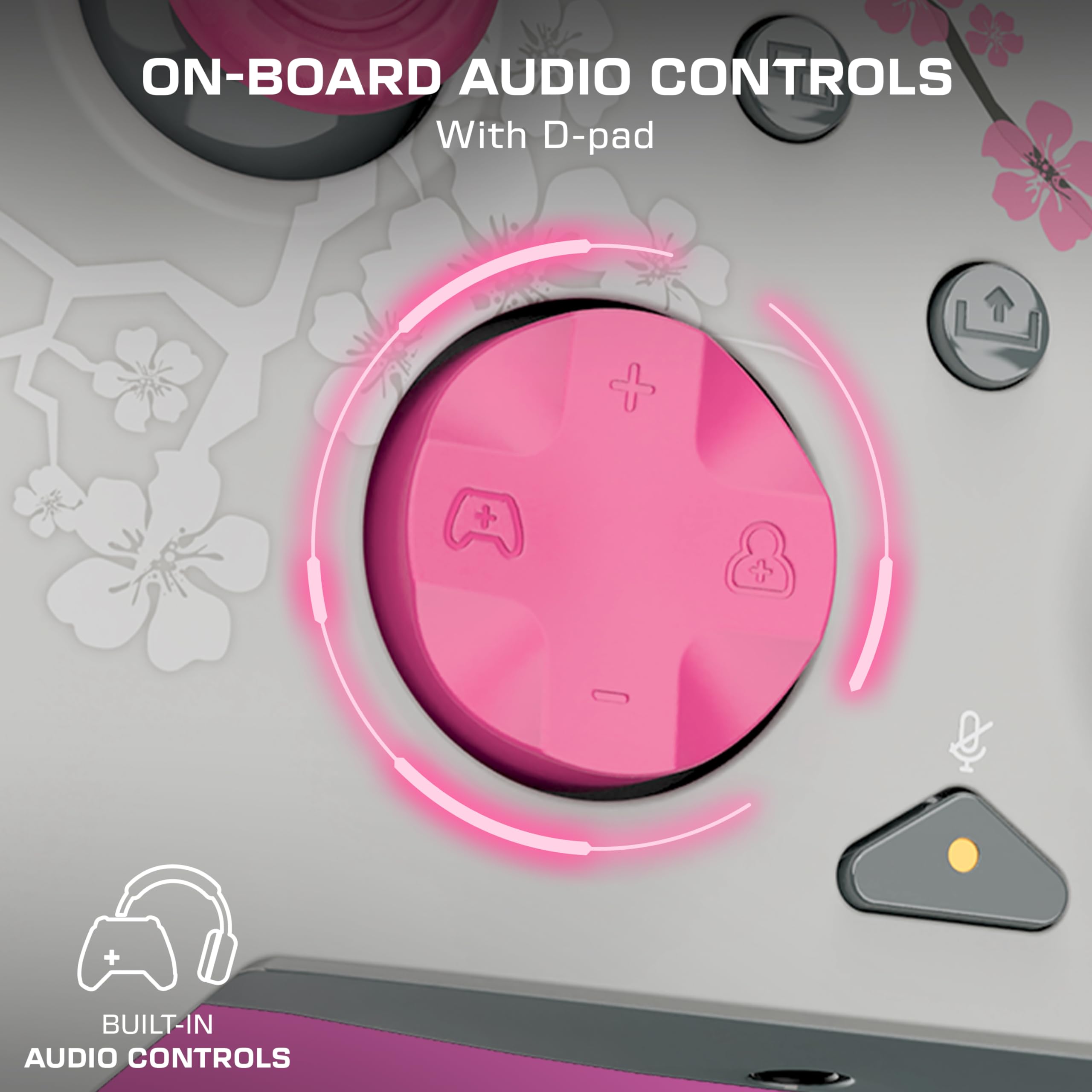 Turtle Beach Rematch Advanced Cherry Blossom Wired Gaming Controller für Xbox Series X, S, Xbox One, Windows PC
