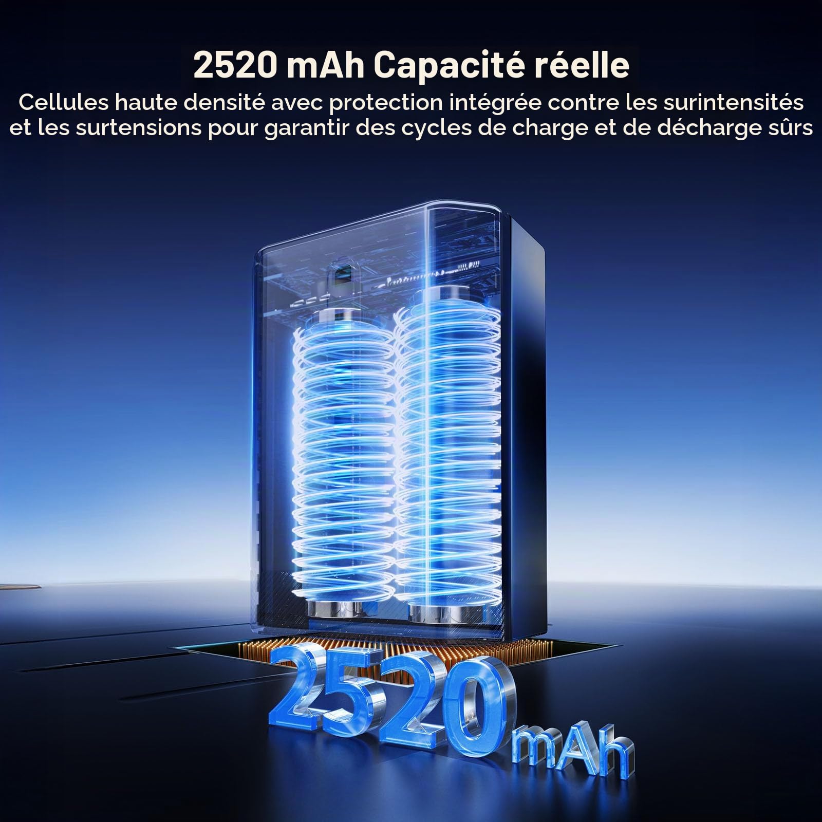 SMALLRIG NP-FZ100 Batterie pour appareil photo Sony 2520 mAh USB-C avec indicateur LED