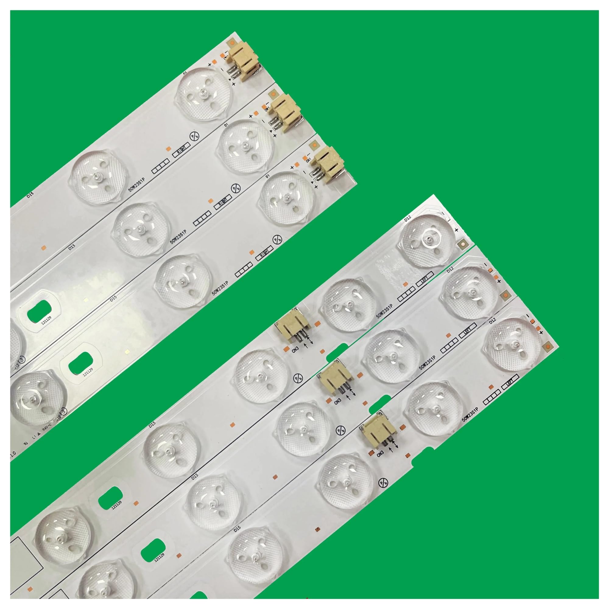 YUEZUYIOU LED Backlight for 50pfl1908/f8 50pfl1908 50pfl1908/f 50PFL3908/F7 UDULED0GS021 Lf50em5f U3AUOXH UDULED0GS022 50w23s1p UDULED0SM015 LF501EM4F(1kit-6pcs)