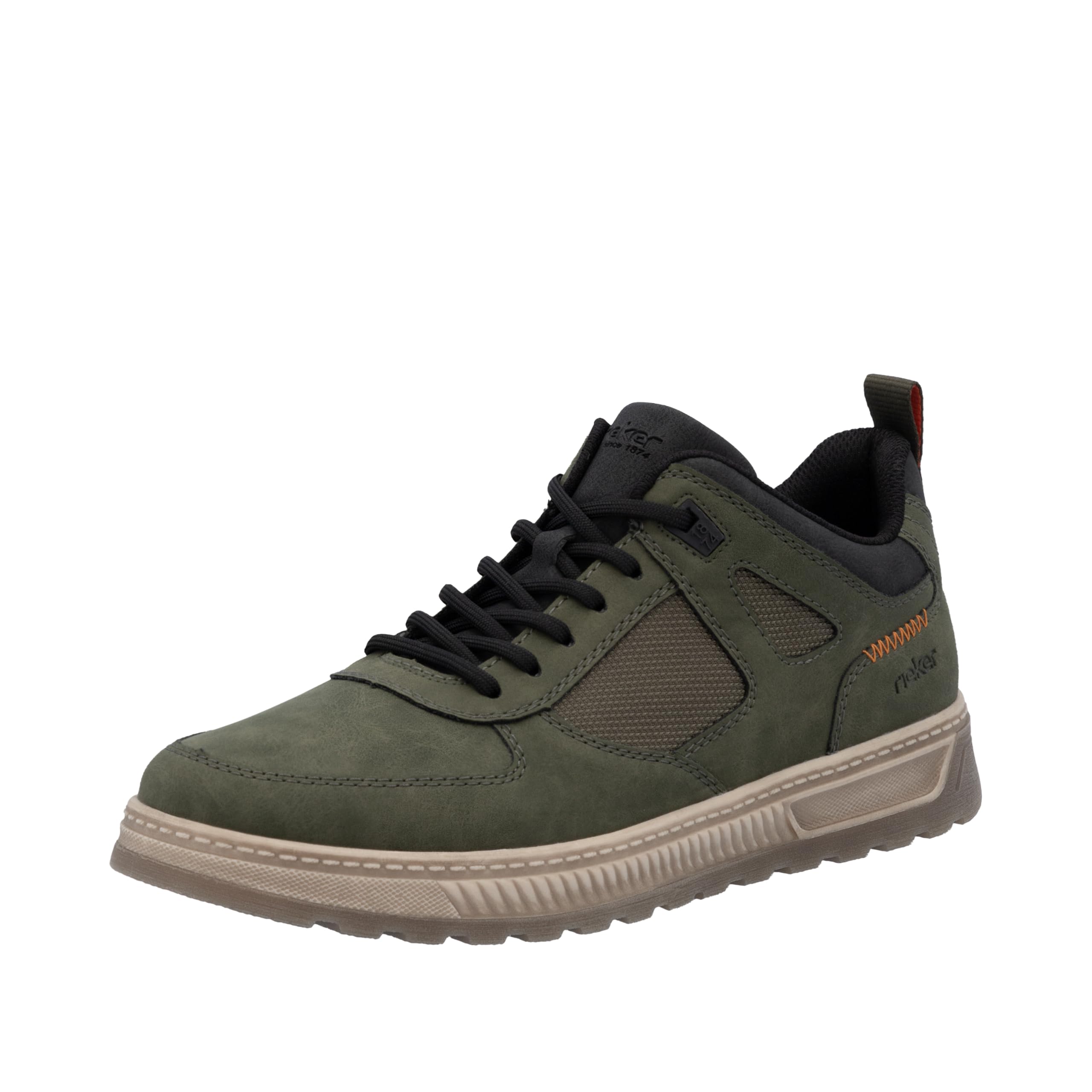Rieker Men's 37004 High Trainers, Green, 8 UK