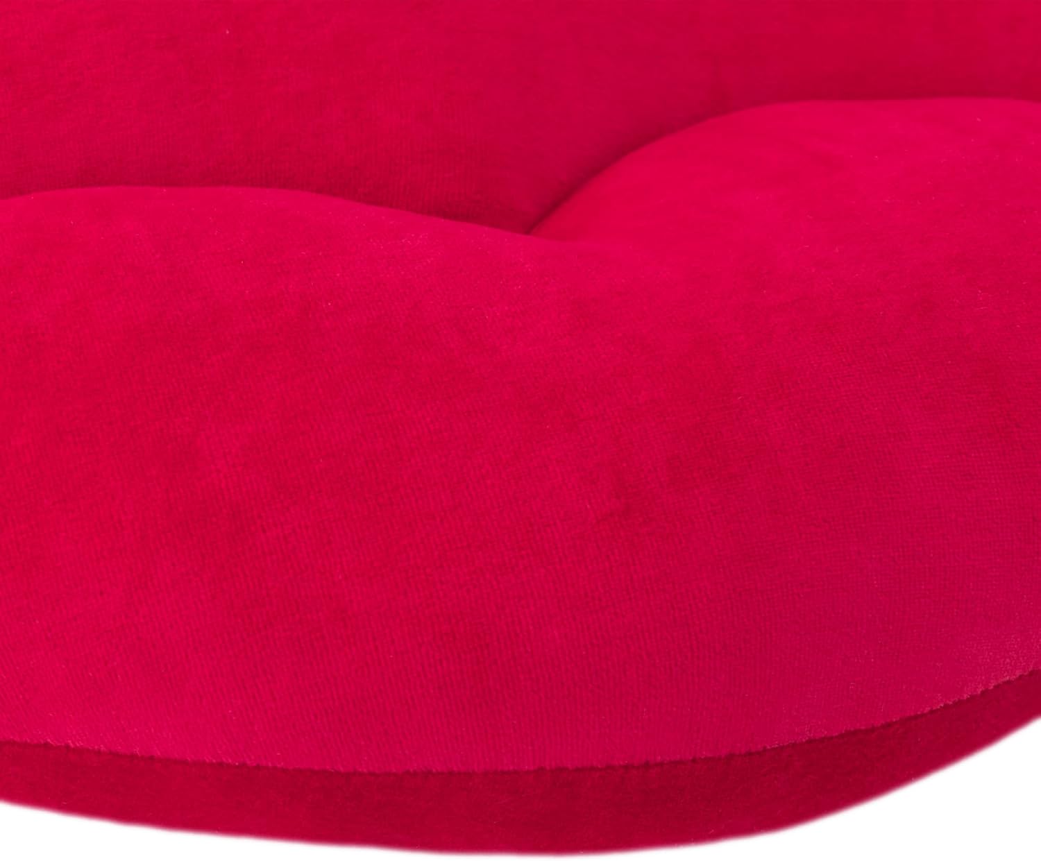 KINGROSE 3D Lip Throw Pillow Cute Decorative Pillow Soft Cushion for Sofa Couch Bed Home Decor Girls 12 x 24 Inches Red