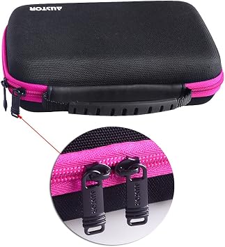 AUSTOR Case for Nintendo New 3DS XL (Black+Rose)