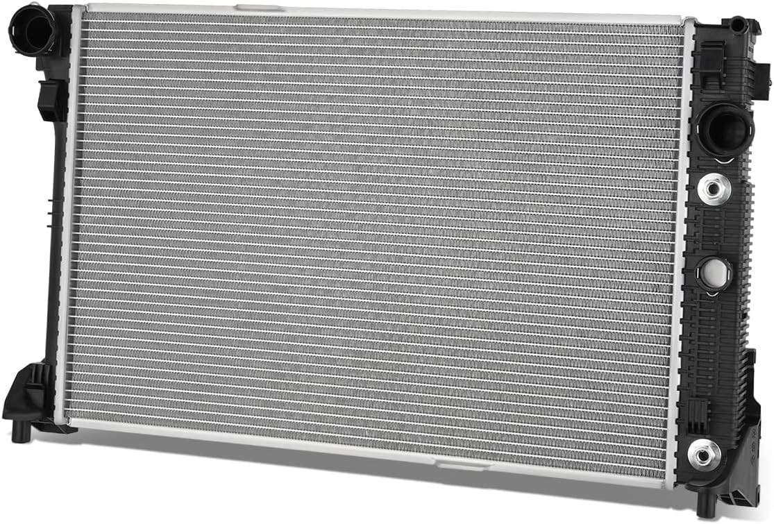Auto Dynasty Radiator Compatible with 2010-2017 Mercedes-Benz C/E/GLK-Class, DPI 13498 Factory Style 1-Row Cooling Radiator, Aluminum Core
