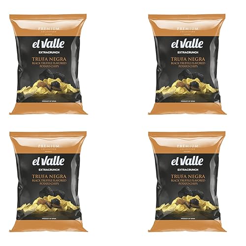 Miniatura 2 de El Valle - Patatas fritas saborizadas  Premium Collection Black Trufle 158 onzas paquete de 4
