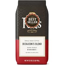 Dickason Blend, 2 lb Bag of Dark Roast Whole Bean Coffee, Rich Full Bodied Bold Flavor
