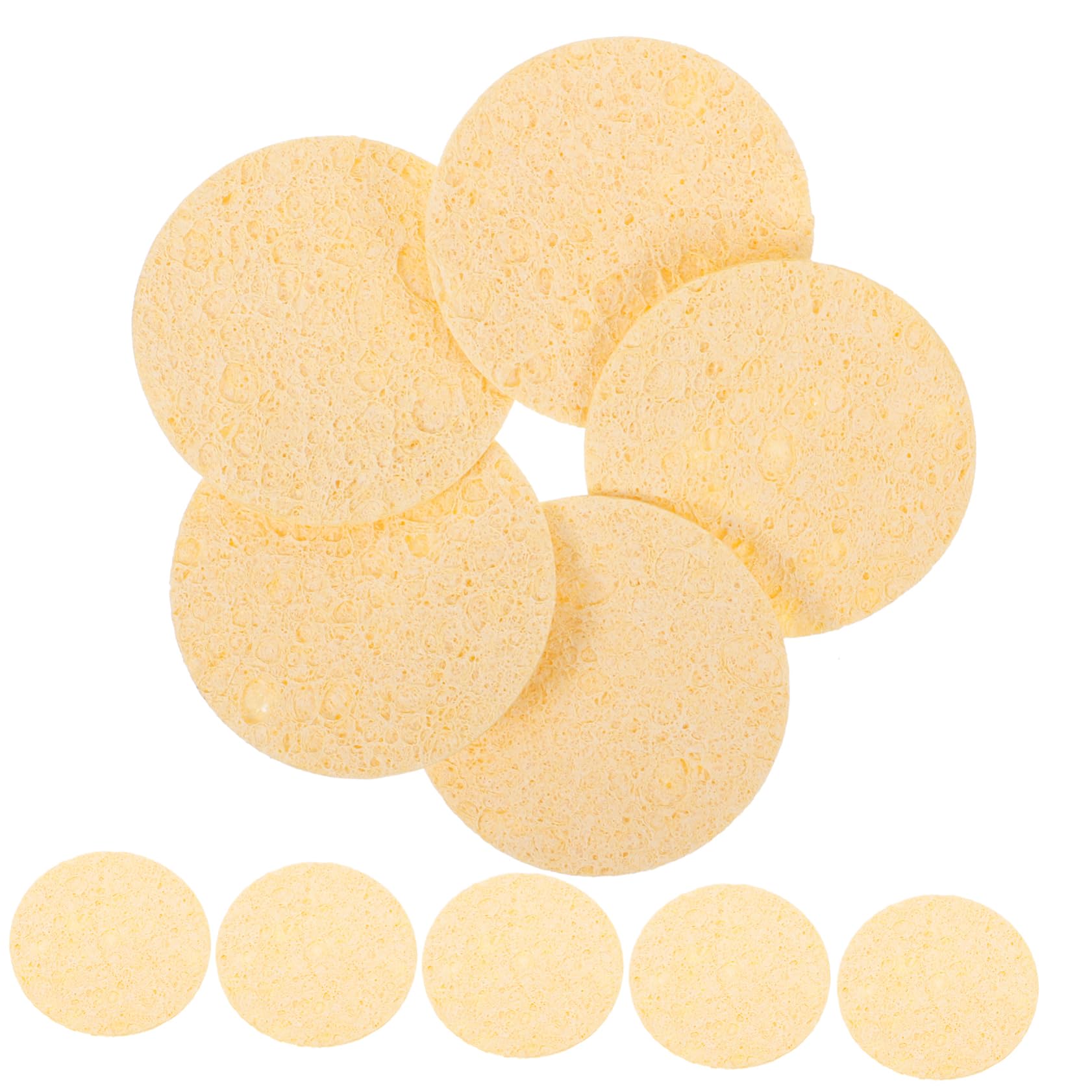 Mipcase 10pcs Soldering Iron Head Cleaning Sponge Cleaner Hand Cleaning Sponges Soldering Iron Cleaning Sponge Solder Tips Cleaning Soldering Iron Tip Cleaning Pulp Cotton