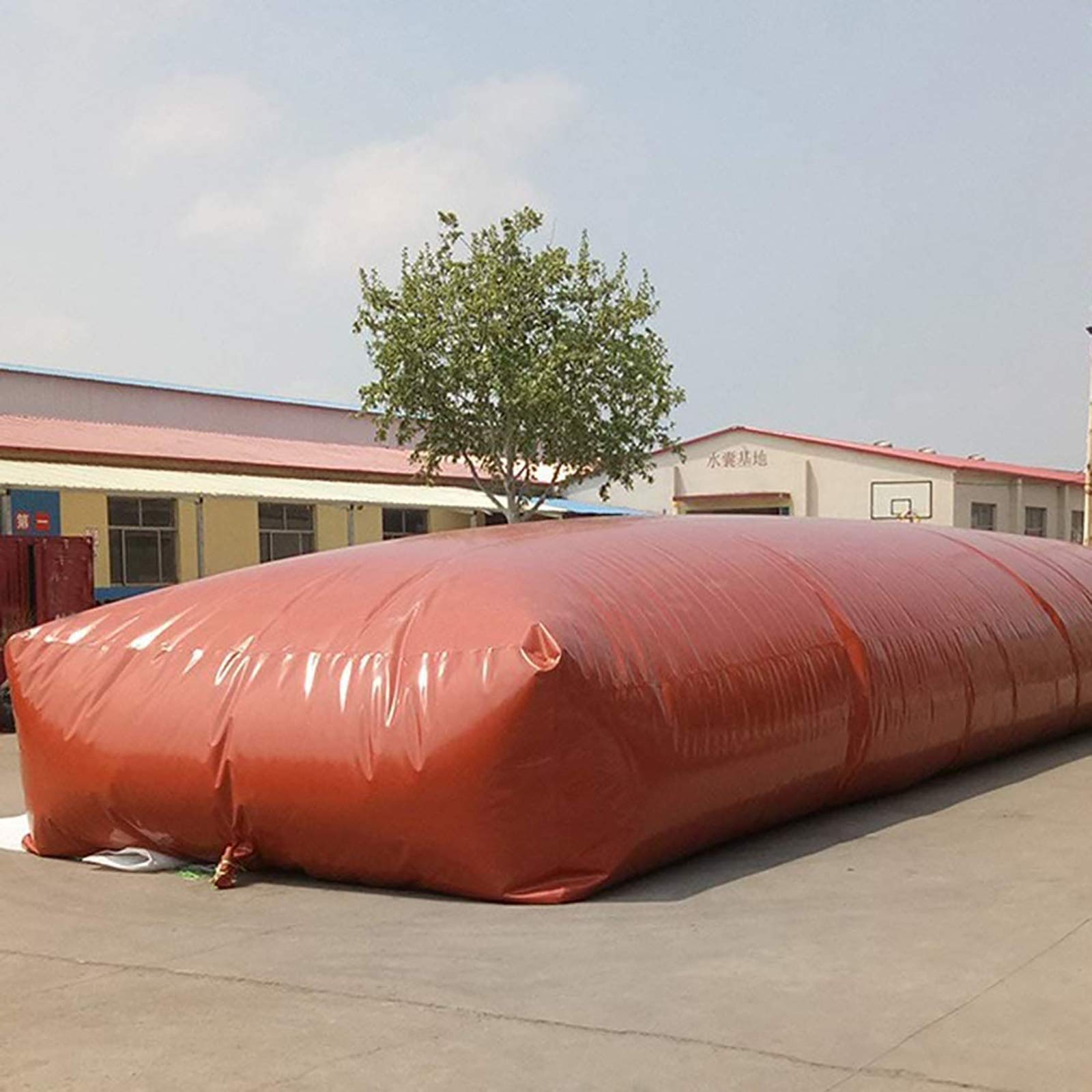 Tanque de Agua Blanda Plegable portátil, Tanque de Agua Flexible con Grifo, Cubo de Almacenamiento de Agua Resistente a la sequía para Exteriores, fácil de Transportar (Tamaño: 500L / 5x0.9x0.4m