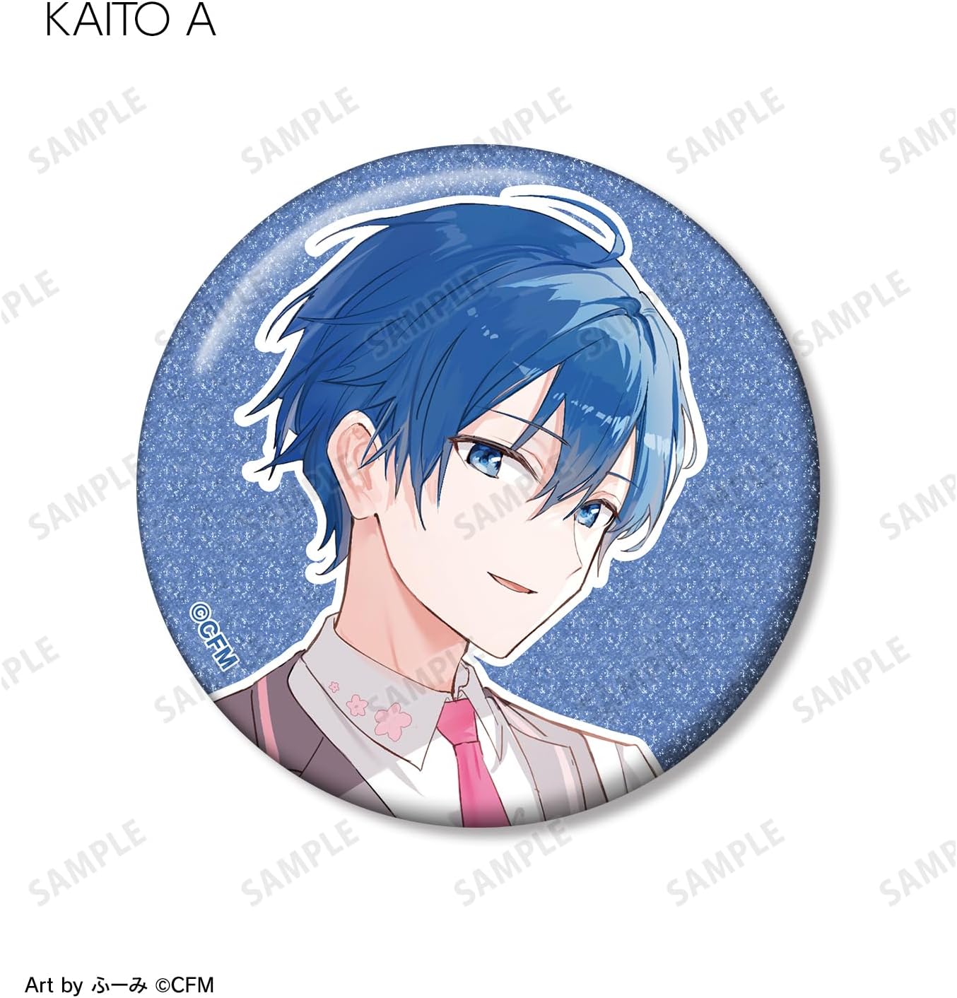 Sakura Miku American Diner Ver. Art by Fumi Trading Glitter Tin Badges Box of 12
