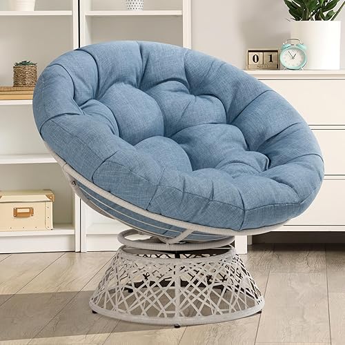 Bme Silla Papasan, Serene Oasis - Base Blanca