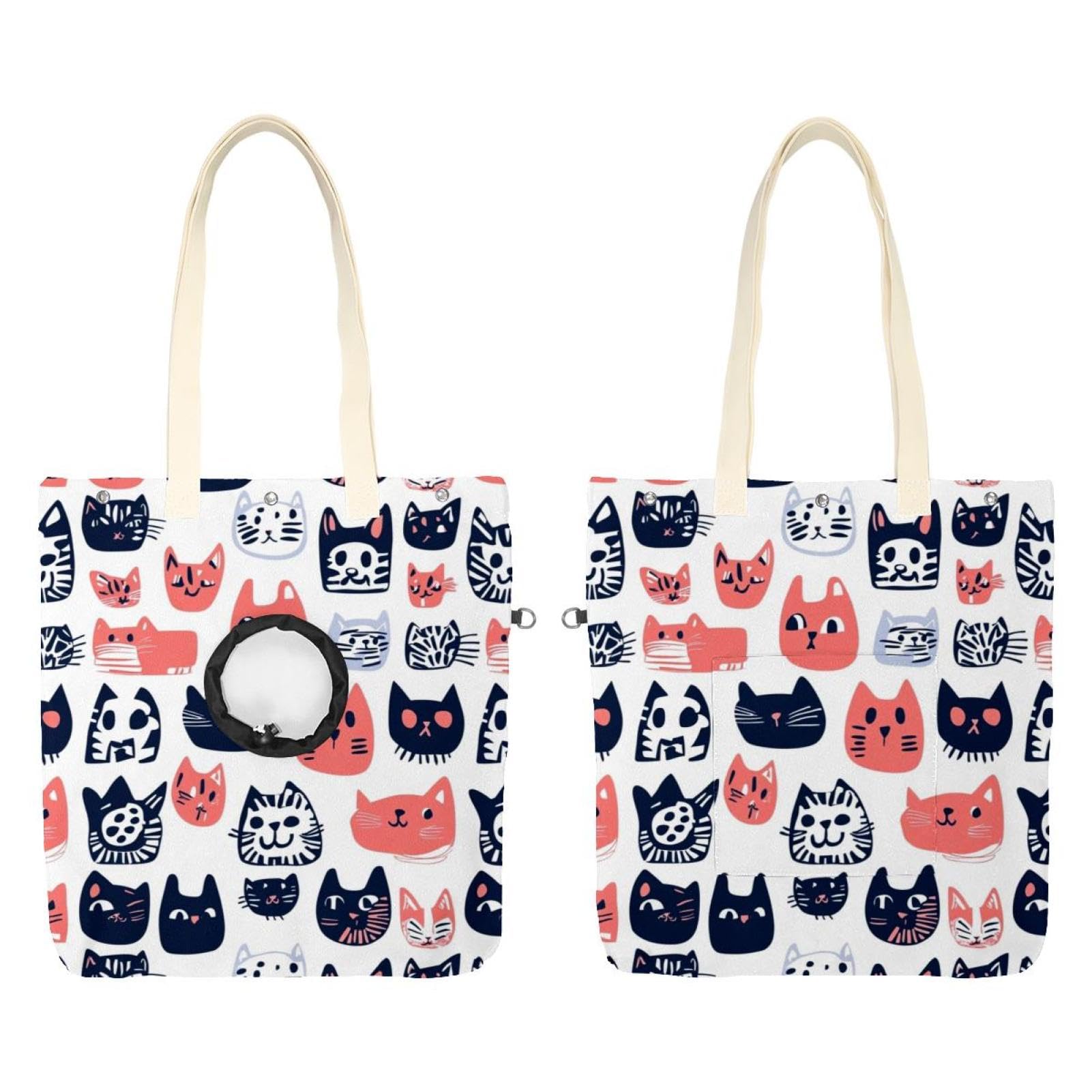 Sac de transport pour chien et chat en toile sacoche souple épaule pour petits animaux