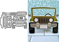 Vista 16 de DzIxY Troqueles de corte de metal para árbol de Navidad para camiones, kit de fabricación de tarjetas, troquelados, troquelados, álbumes