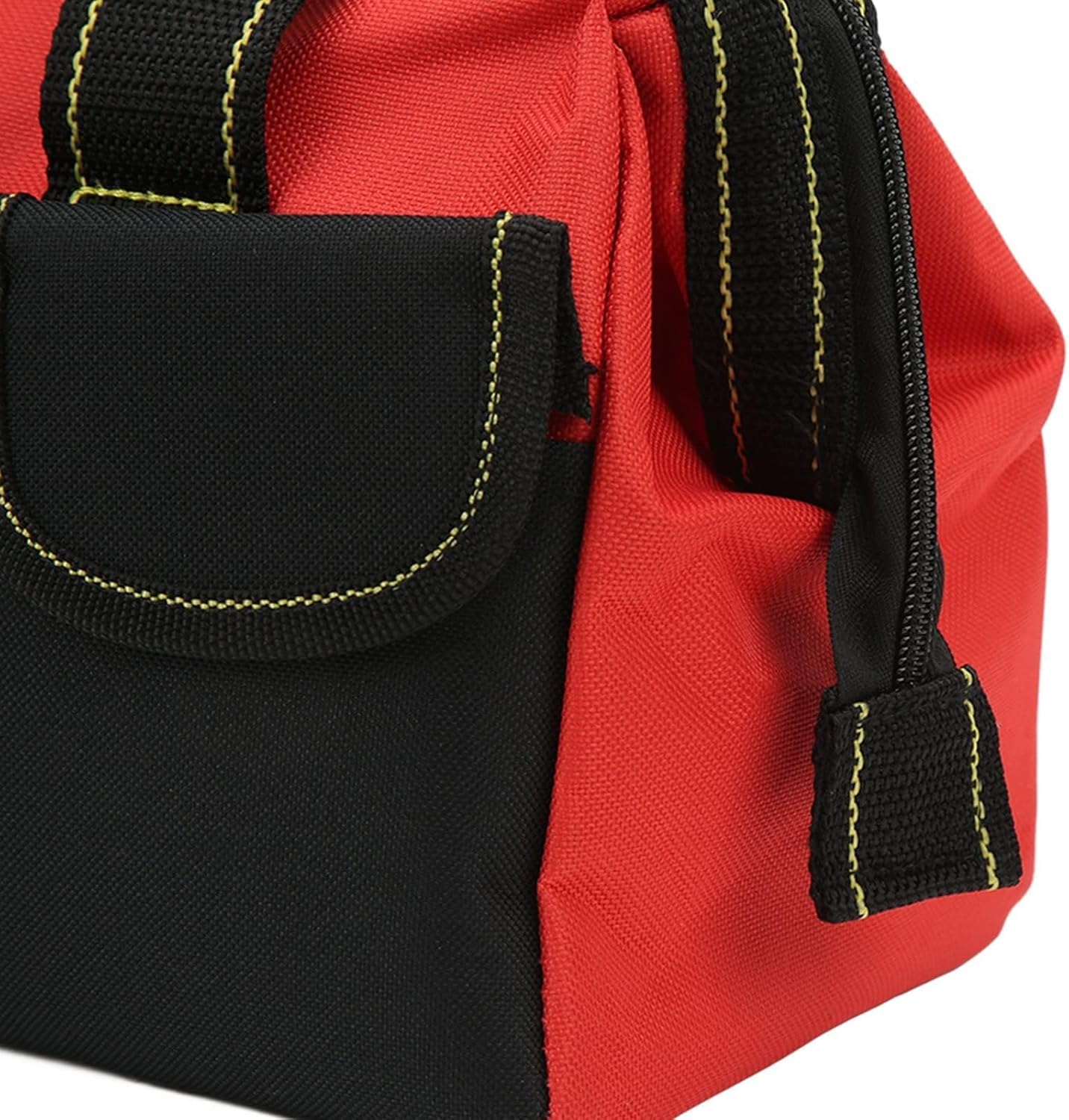 HERCHR Tool Storage Bag, 13in Tool Storage Bag Waterproof 1680D Double Strand Oxford Cloth Handbag Multifunctional Wide Mouth Storage Bag for Home Tool Shop