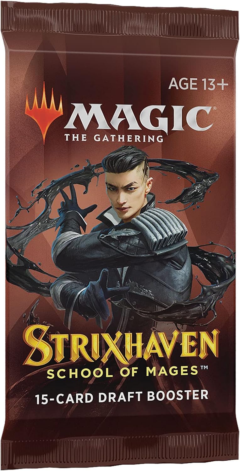 Magic: The Gathering Draft Booster Pack Lot MTG Strixhaven Individual Pack
