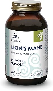 PURICA - Lion's Mane Capsules (360 Count (Pack of 1))