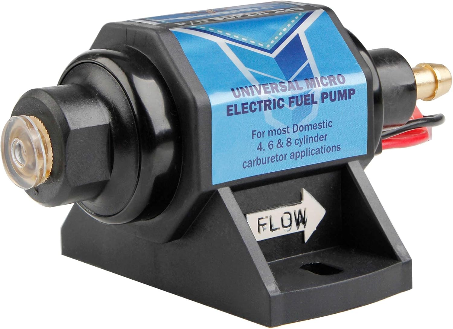 CarBole Universal 12 Volt Electric Fuel Pump 5-9 PSI, 35GPH, Super 12S for Gasoline and Diesel Engines : Automotive