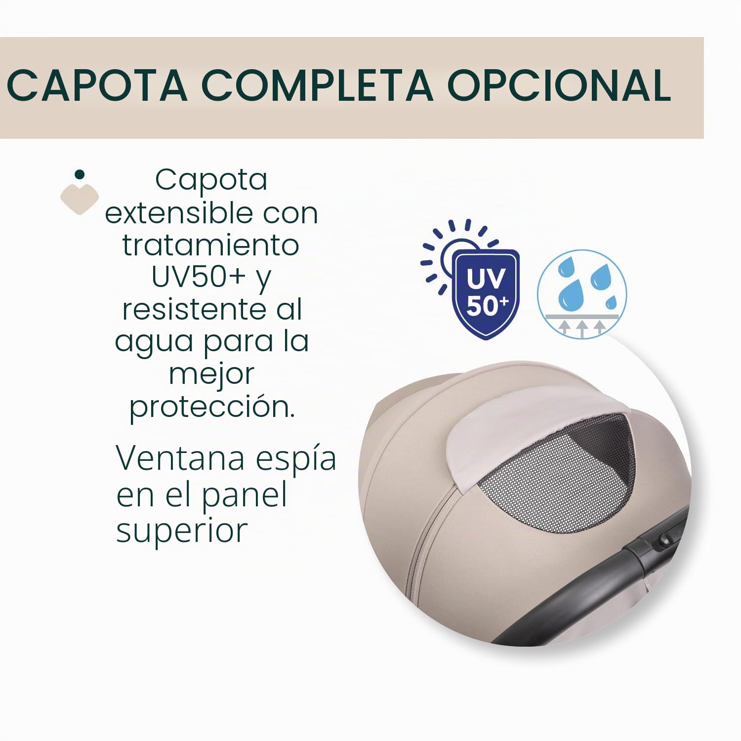 Chicco Silla de Paseo Ligera Taormina, Desde nascimiento hasta 22 Kg, Carrito Bebé, Plegado con una sola mano, Compacto y Ligero, Capota con Protección UV50+, Respaldo Ajustable y Reclinable, Beige