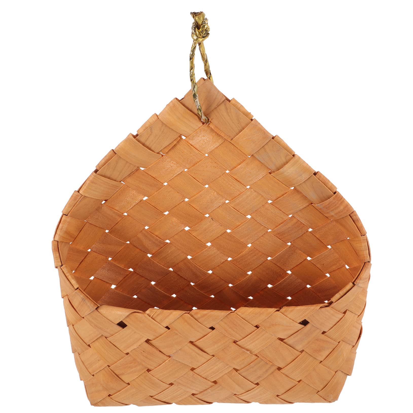 HANABASS Rattan Wall Decor Woven Flower Basket Hanging Baskets for Organizing Home Decor