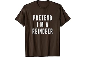 Pretend I'm a Reindeer T-Shirt: The Perfect Festive Disguise