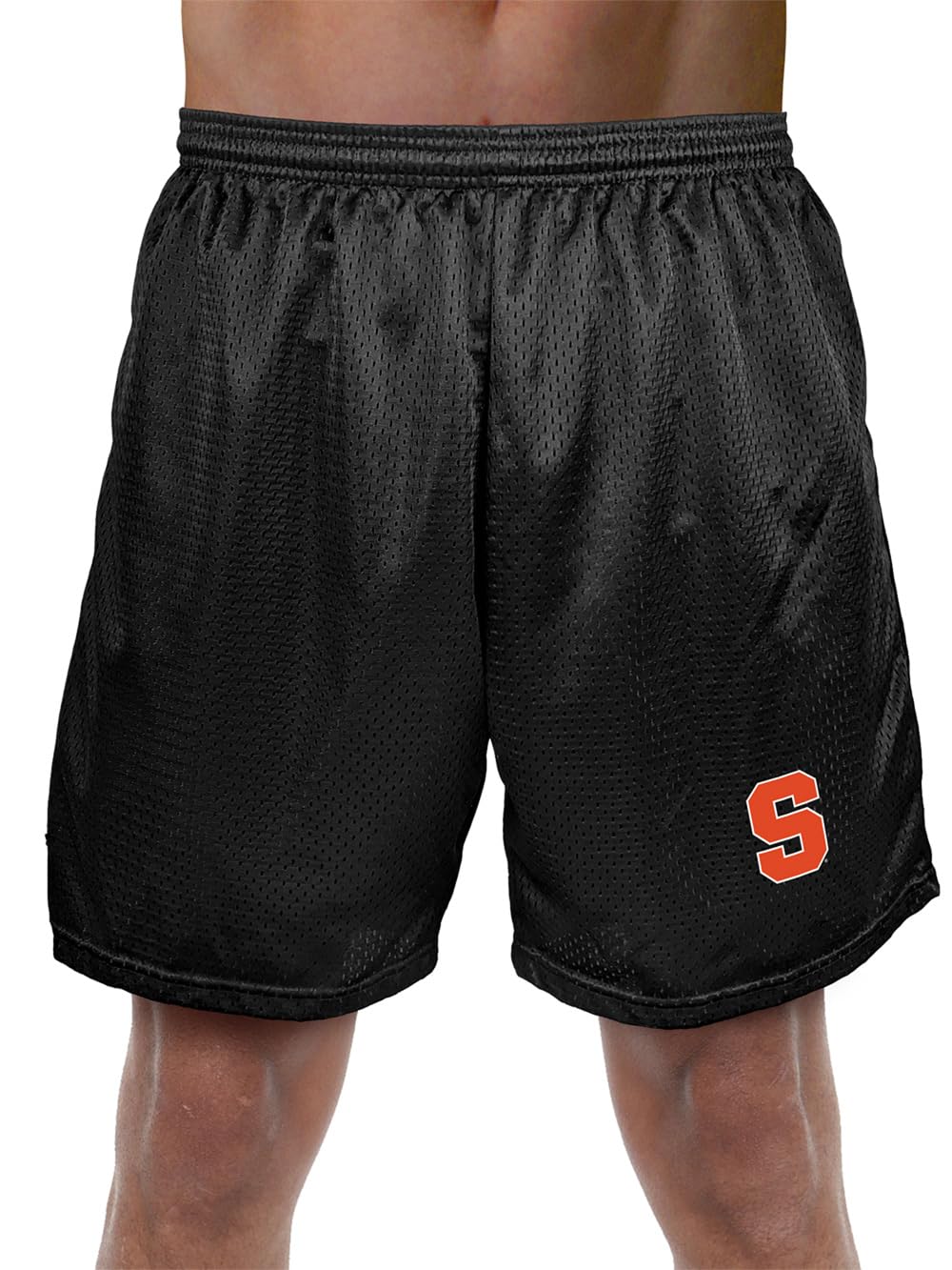 Campus Lab Syracuse University Primary Logo Men's Adult Athletic Gym Shorts 7