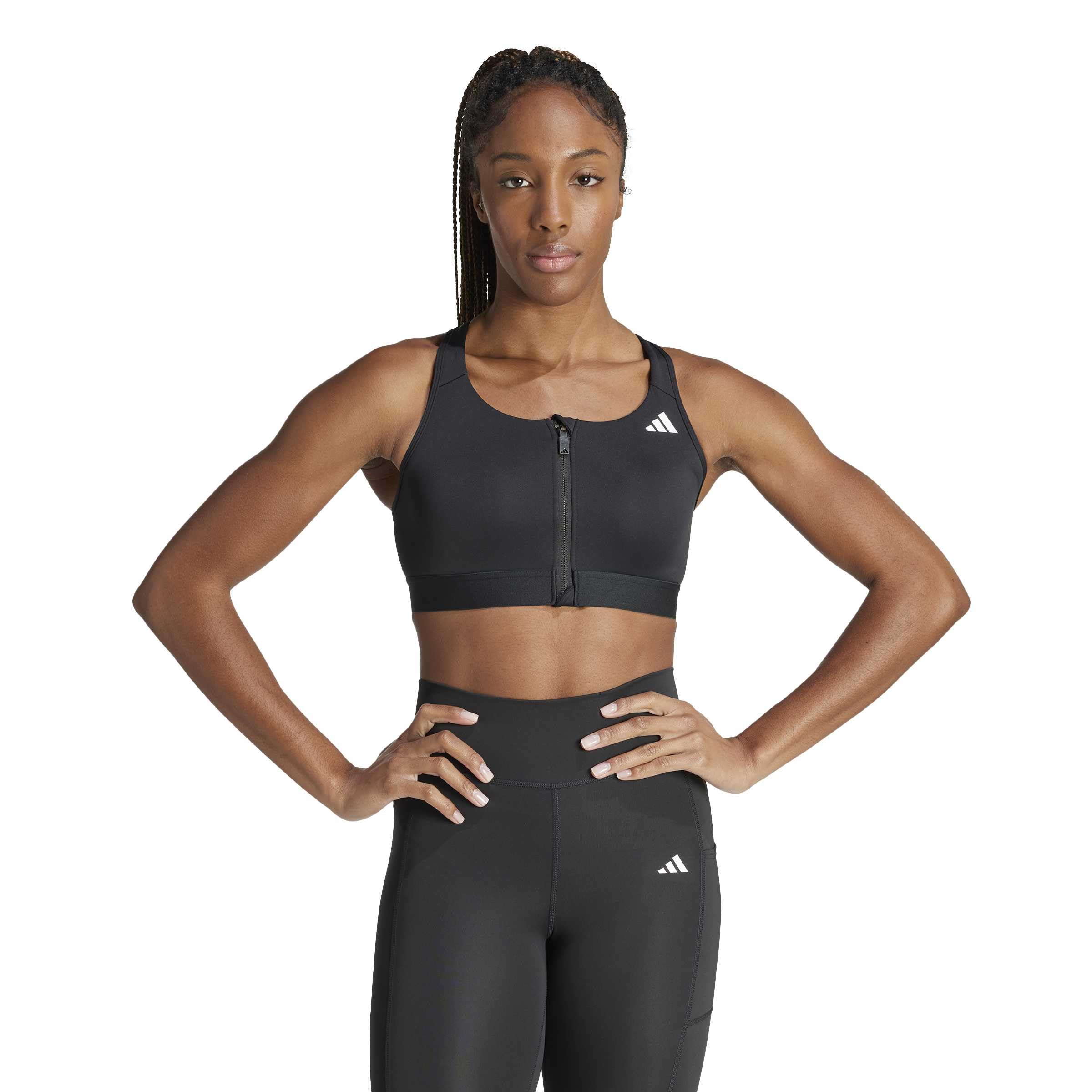 adidas Femme Powerreact Training Medium Support Zip Bra