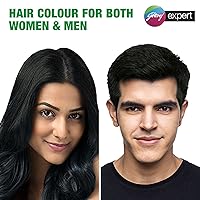 Vista 5 de Godrej Expert Rich Crème - Sombra de color para el cabello, paquete de 4 unidades (NATURAL BLACK)
