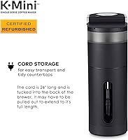 Vista 5 de Cafetera Keurig K-Mini, certificada reacondicionada, negra (Renovada)
