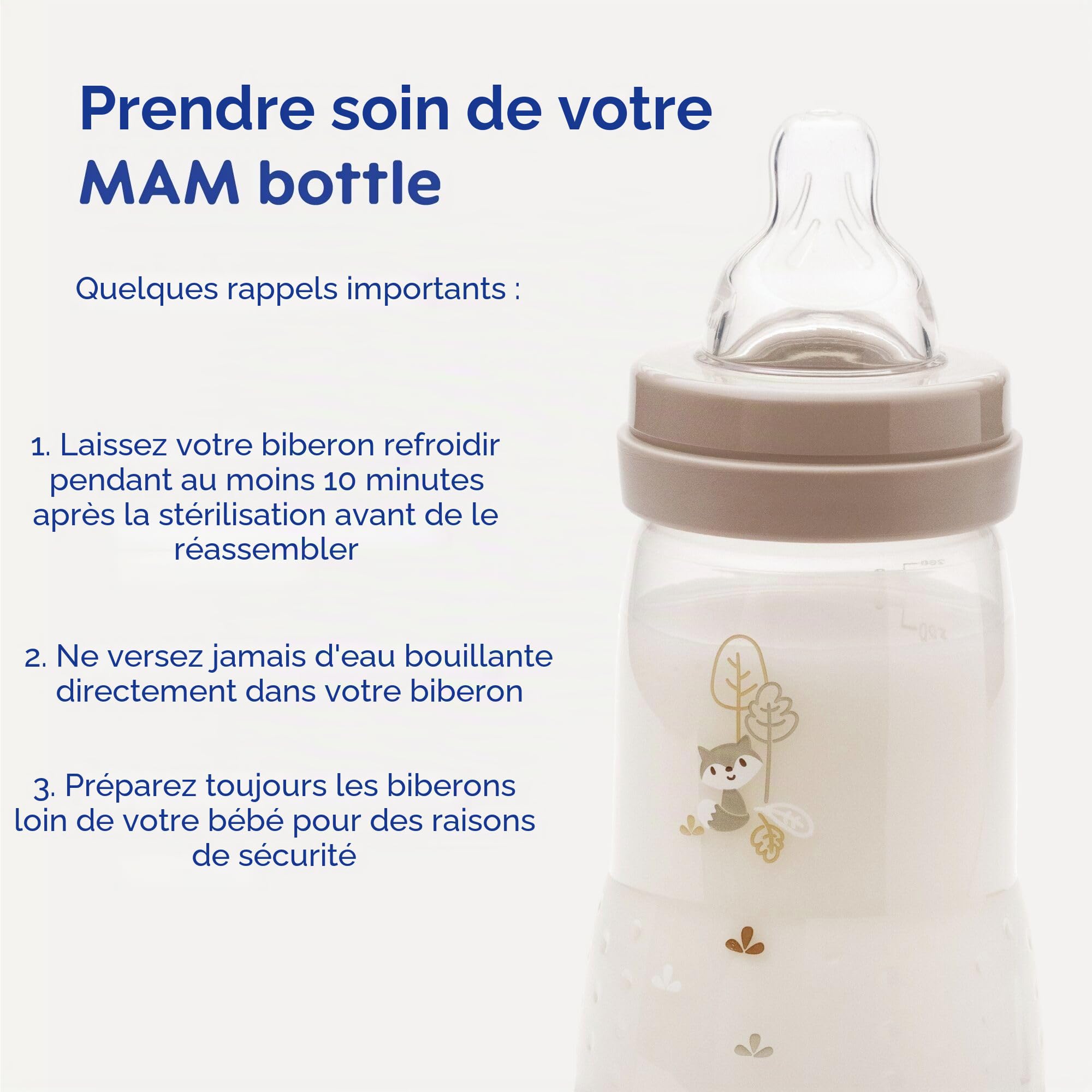 MAM Easy Start Kit de démarrage anti-coliques comprenant 4 biberons et tétine MAM Original Start de 0 à 2 mois, auto-stérilisant, coffret cadeau pour bébé et nouveaux-nés Bleu (différents modèles)