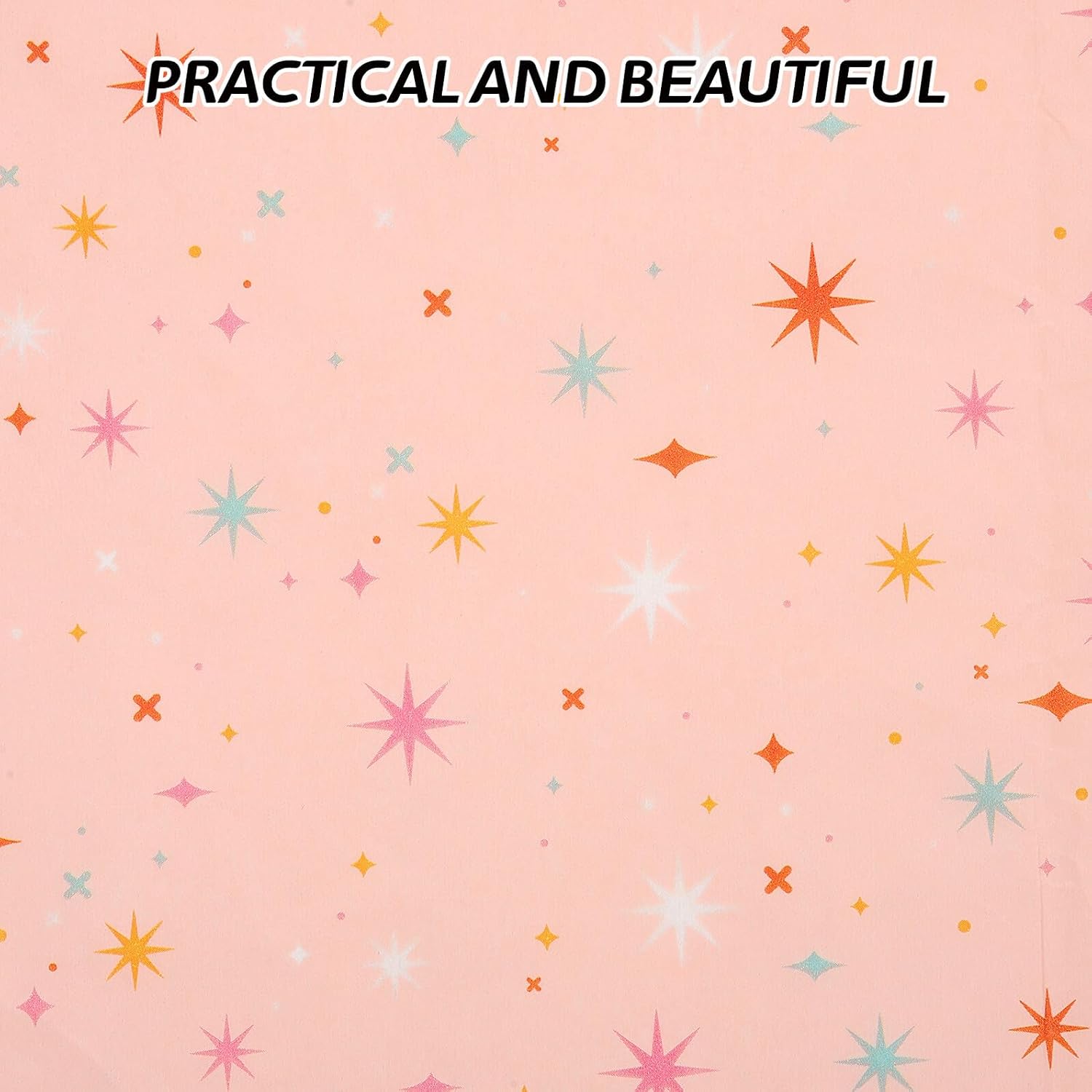 TOKIDNY 30 Sheets Colored Star Pattern Wrapping Paper Tissue Sheets for Flower Packaging DIY Crafts Wrap 50x35cm Bulk Pack for Birthday and Holiday Decorations