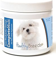 Vista 195 de Healthy Breeds Schnauzer miniatura todo en uno multivitamínico suave masticable 90