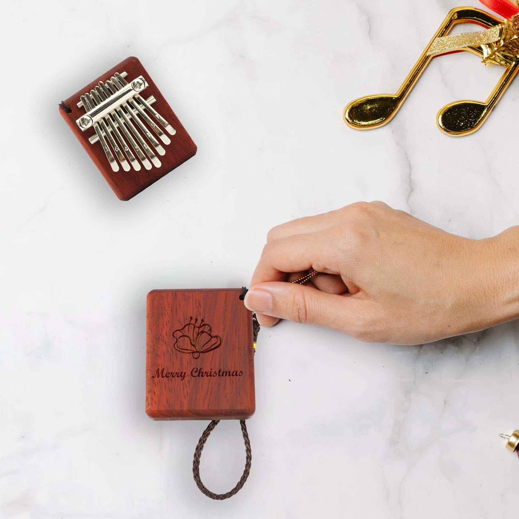 Kalimba 8 Tasti Personalizzato - Con Nome E Testo | Regalo Musicale - Foto 4