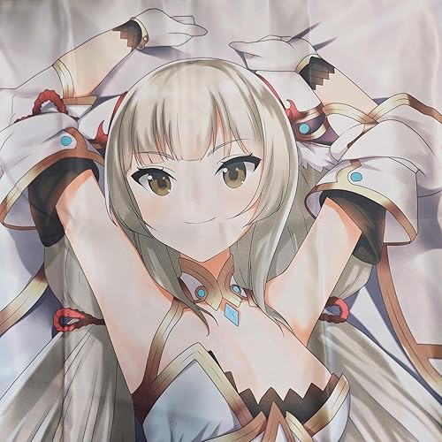 MISAKI1987 Xenoblade2 Niyah Anime Girl Dakimakura - Funda de almohada corporal para abrazar, 59.1 in x 19.7 in, piel de melocotón